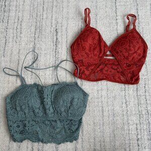 Gilly Hicks Lace Bralette Set (2 Pieces) – Size S